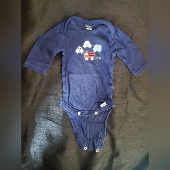 Gerber 0-3 emergency services diaper shirt. - Picture 2 of 2